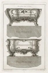 Livre de différents desseins de commodes